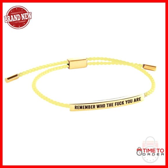 Jewelry - Adjustable Braided Bracelet Minimal Chic Inspirational Stainless Steel Gold
